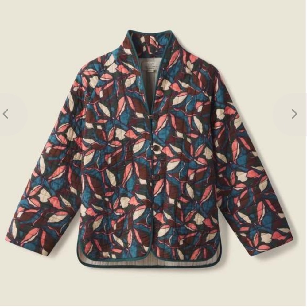 Trovata Multicolor Patterned Puffer Jacket